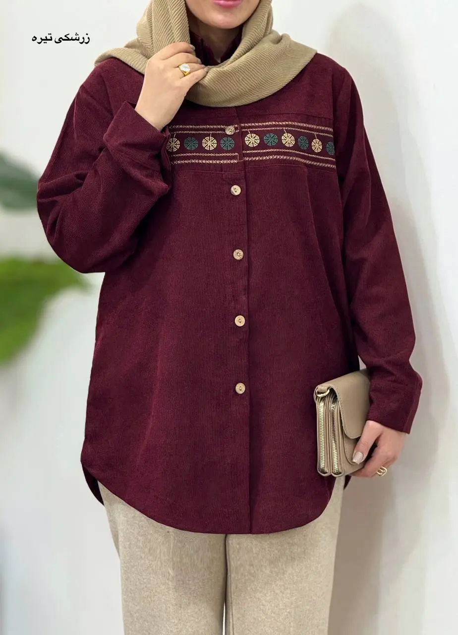 مانتو گلدوزی فریماه